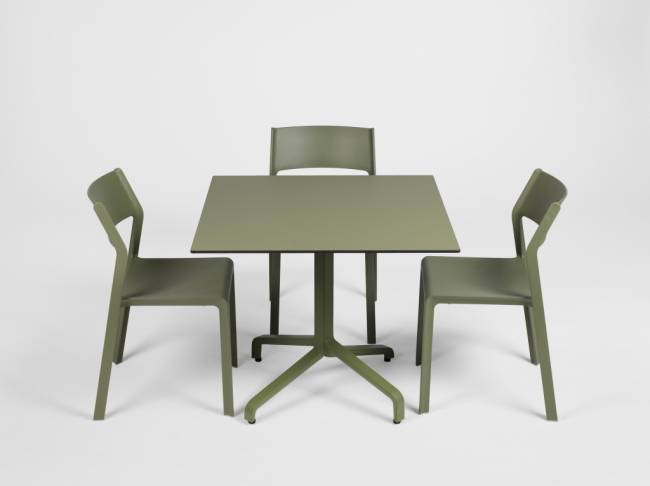 Стул пластиковый Trill Bistrot агава 500х515х825 мм Стул пластиковый Trill Bistrot агава 500х515х825 мм