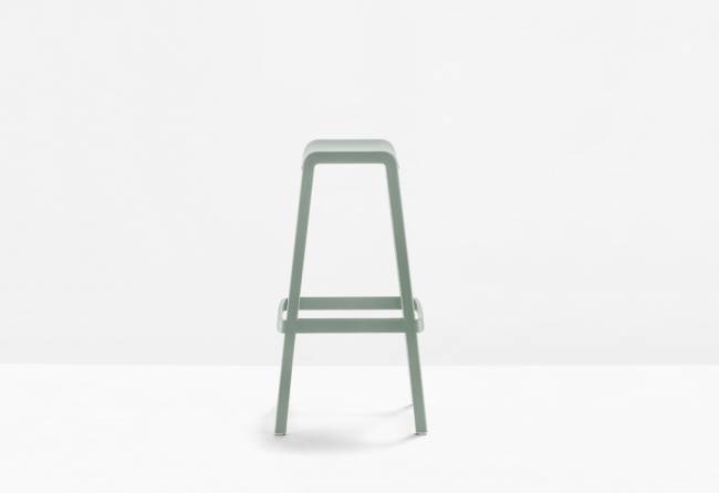 Табурет пластиковый барный Dome светло-зеленый 440х420х760 мм