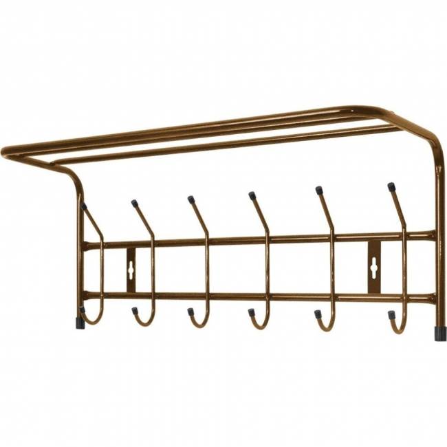 Вешалка настенная ВП6 (медный антик)