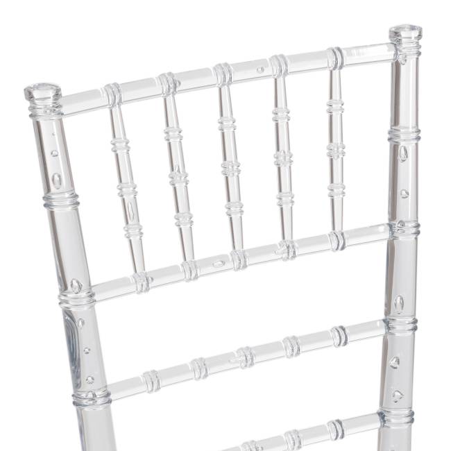 Стул CHAVARI (mod. 101) пластик, 40.5 х 49 х 88.5 см, Transparent (Прозрачный)  (Комплект из 2 шт.) прозрачный пластик