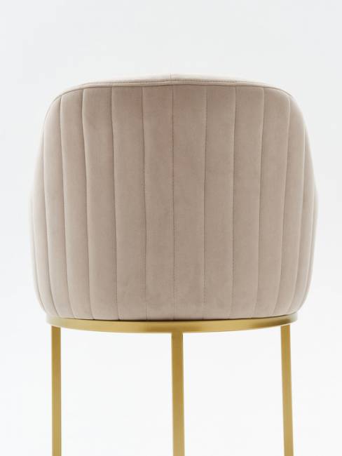 Стул Amely Beige / Gold
