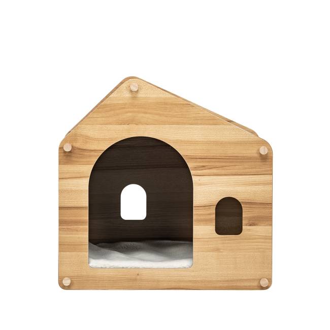 Домик для животных Leset Флёр Натуральное дерево Бежевый