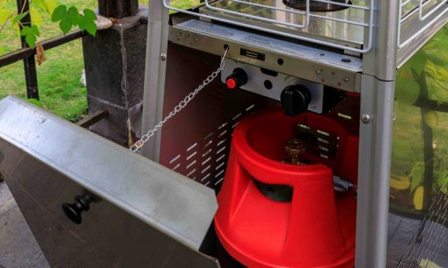 Уличный газовый обогреватель EVA из нержавеющей стали Уличный газовый обогреватель EVA из нержавеющей стали