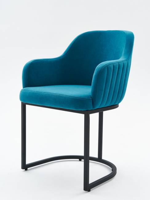 Стул Amely Denim / Black 2