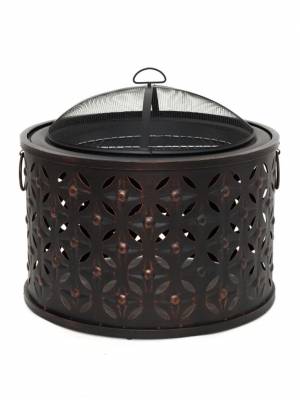 Hugett Fire Pit 625 Состаренная медь / Чёрный