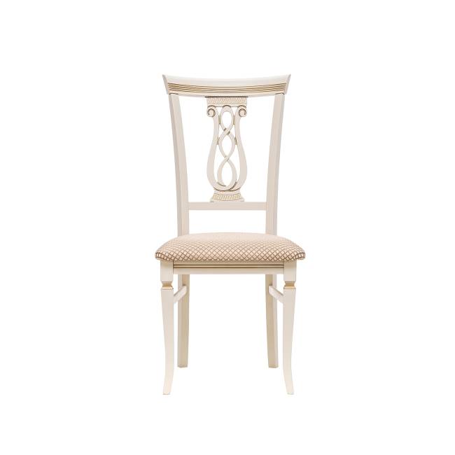 Стул Leset Юта Слоновая кость патина золото Атина золотой Слоновая кость патина золото