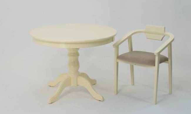 Стул-кресло Челси ПМ слоновая кость бежевый Стул-кресло Челси ПМ слоновая кость бежевый