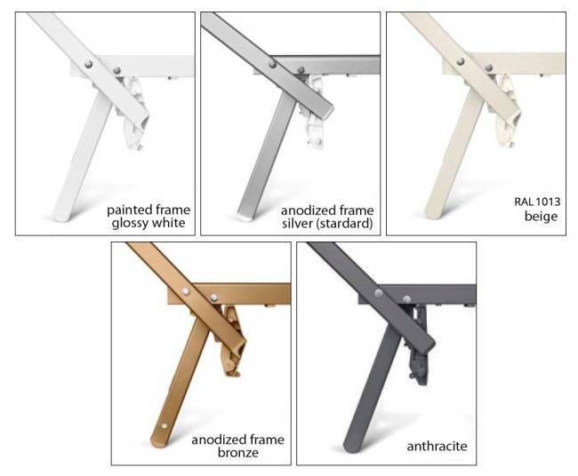 Шезлонг-лежак металлический Big серебристый 2040х840х470 мм