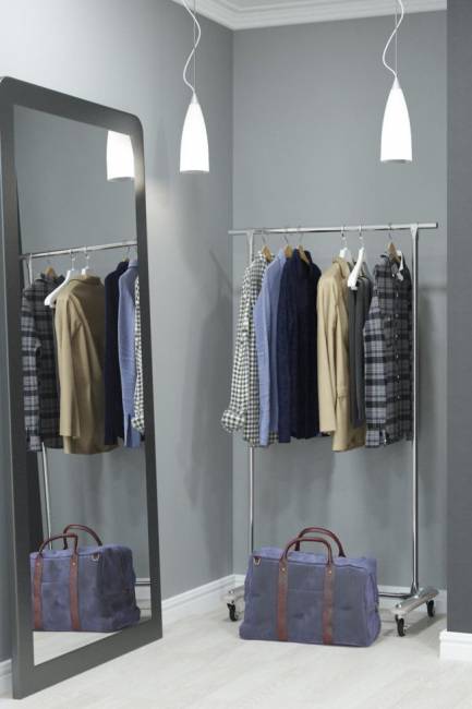 Вешалка гардеробная Калифорния Ольстер 900, дуб беленый