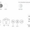 Кресло прозрачное Igloo серый 570х540х870 мм