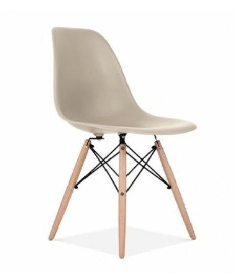 Стул дизайнерский "EAMES DSW" , бежевый Стул дизайнерский "EAMES DSW" , бежевый