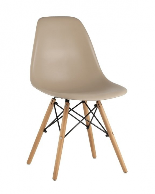Стул дизайнерский "EAMES DSW" , бежевый Стул дизайнерский "EAMES DSW" , бежевый