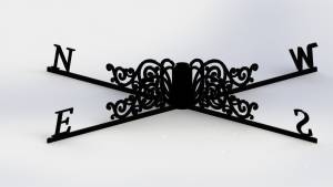 Указатель сторон света "Латиница"