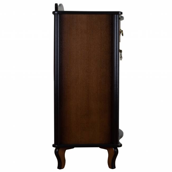 Комод Джульетта с распашными дверцами, орех Л