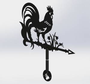 Флюгер "Петух" малый